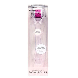 New Vivitar Simply Beautiful Micro Needle Facial Skin Roller